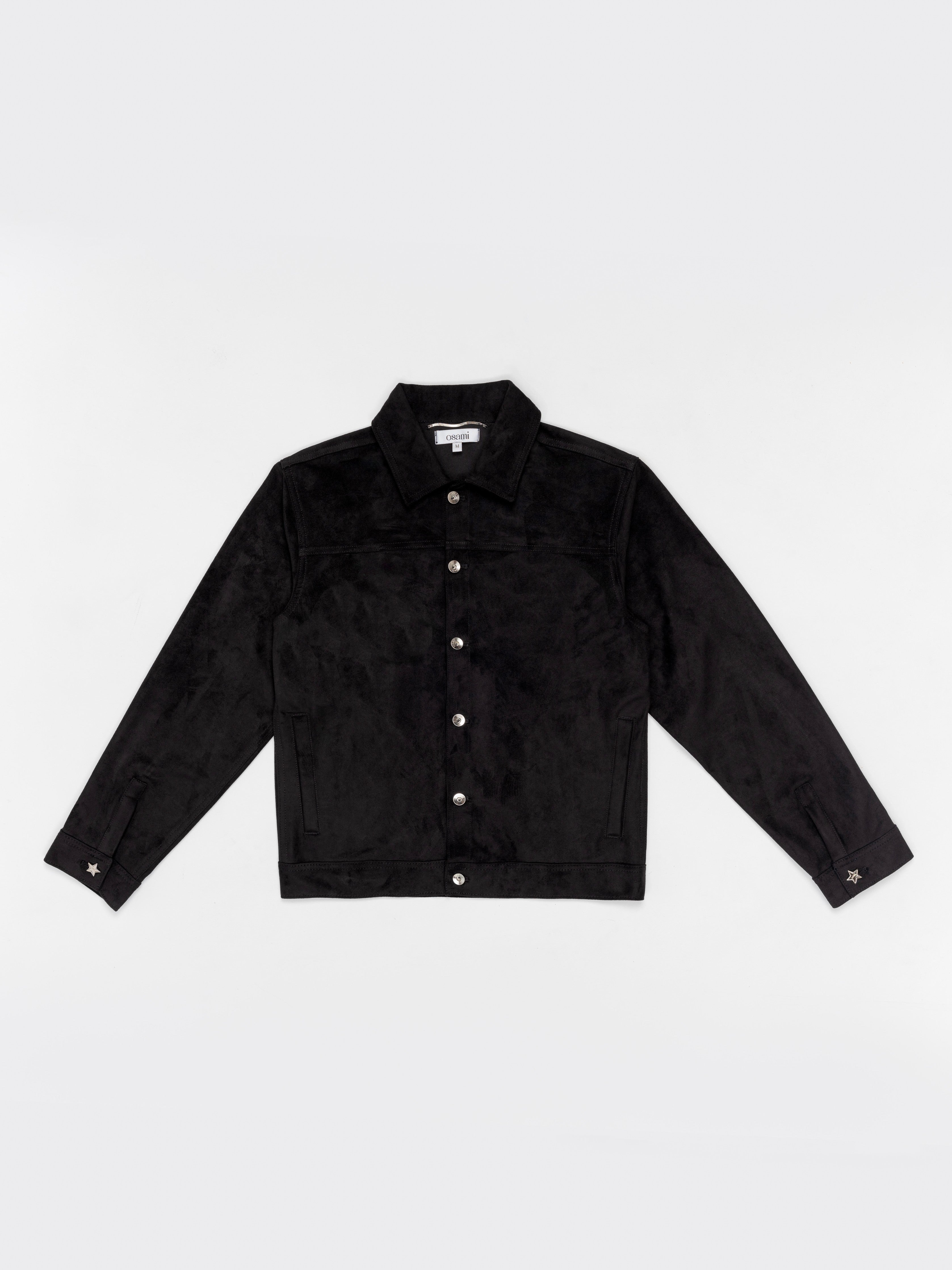Cropped Suede Jacket