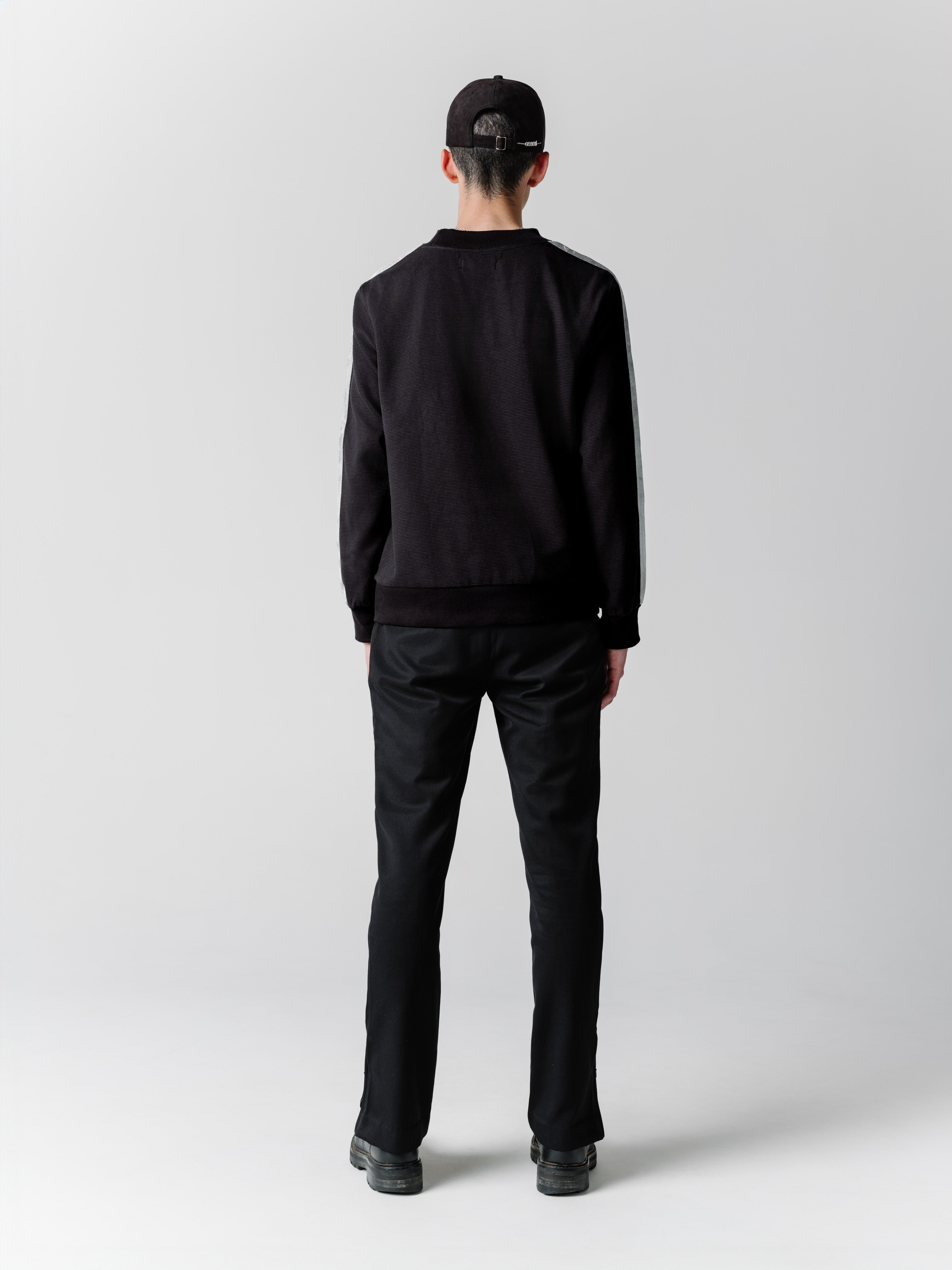 Metallic Accent Jumper - Black