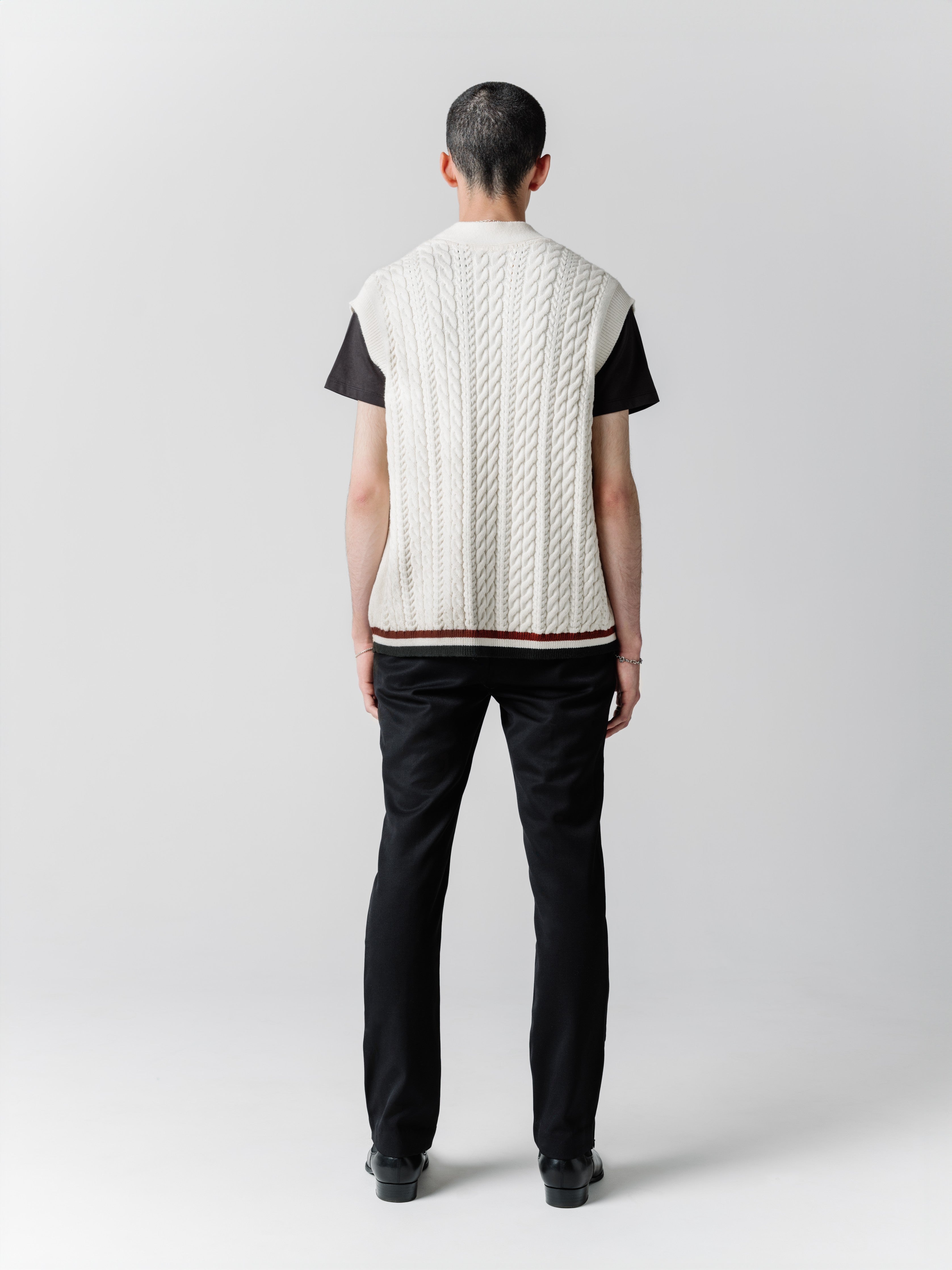 Loverboy Ribbed Knit Vest - Cream