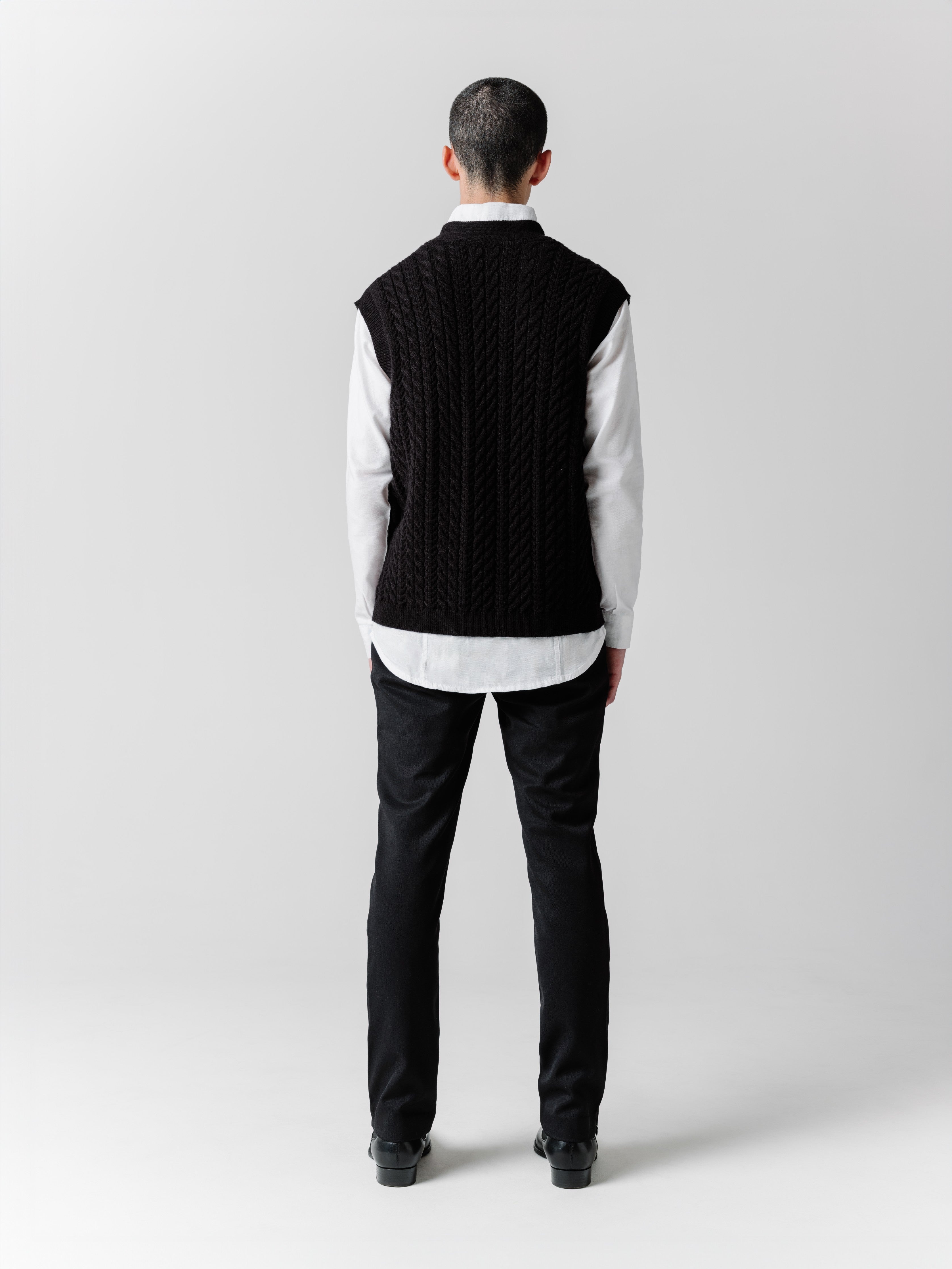 Loverboy Ribbed Knit Vest - Black