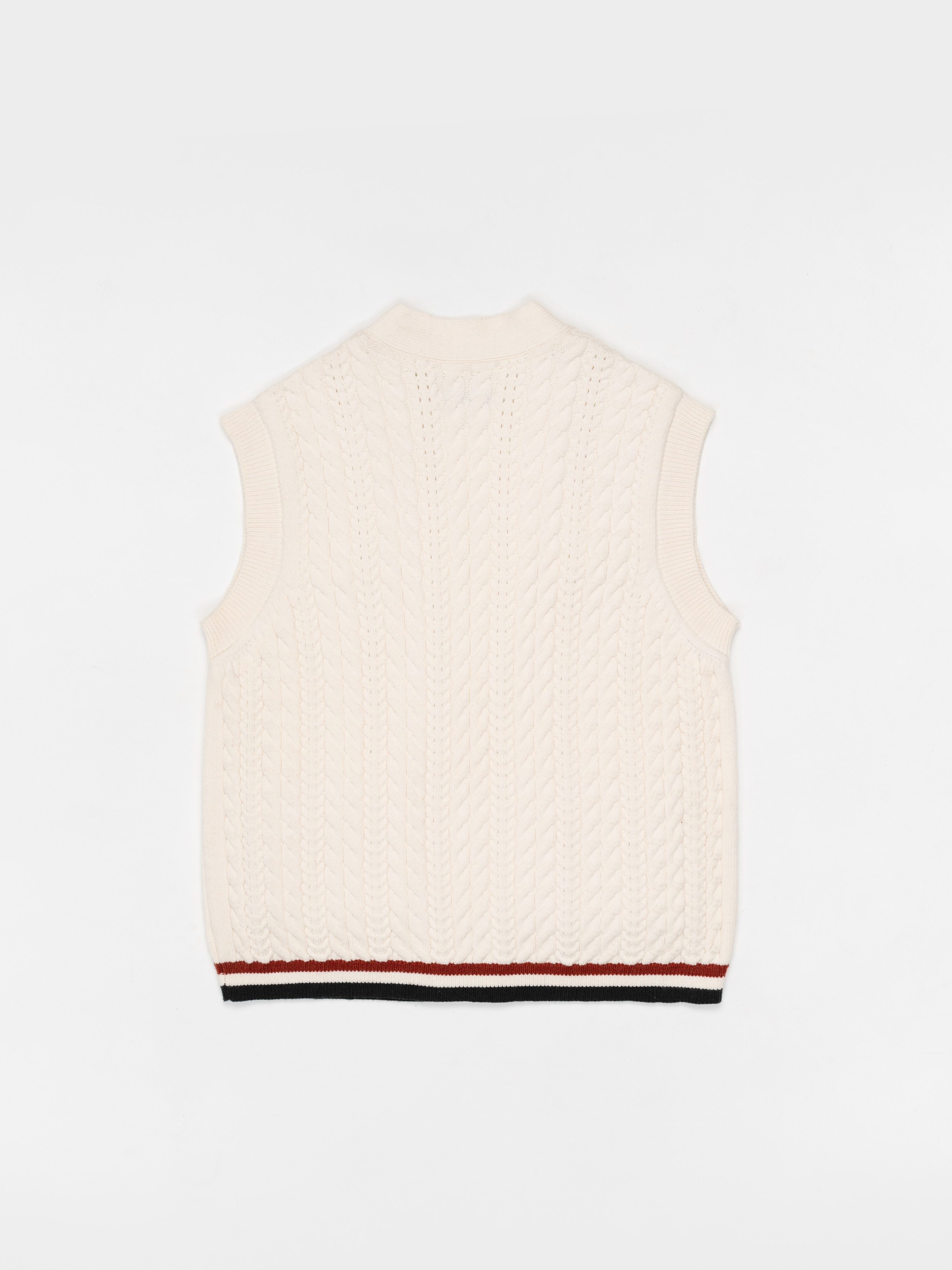 Loverboy Ribbed Knit Vest - Cream